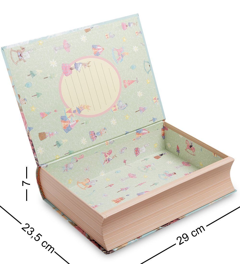 WG-07/3-C Коробка подарочная «Книга» цв.голубой