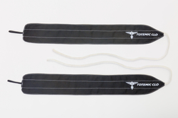 Кистевые бинты Totemic Clo неэластичные шнурковые, 8*70см, белые