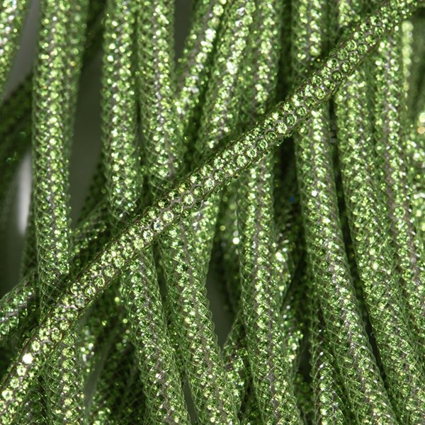 Шнур полый, 1,5мм, оттенок "Неоновый розовый", каучук