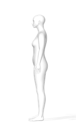 3D аватар манекена Моника