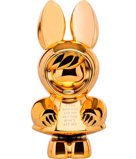 iFEMALE, ароматизированная скульптура NFT-NOT FAKE ART хромированное золото 75 см, Mr&Mrs Fragrance