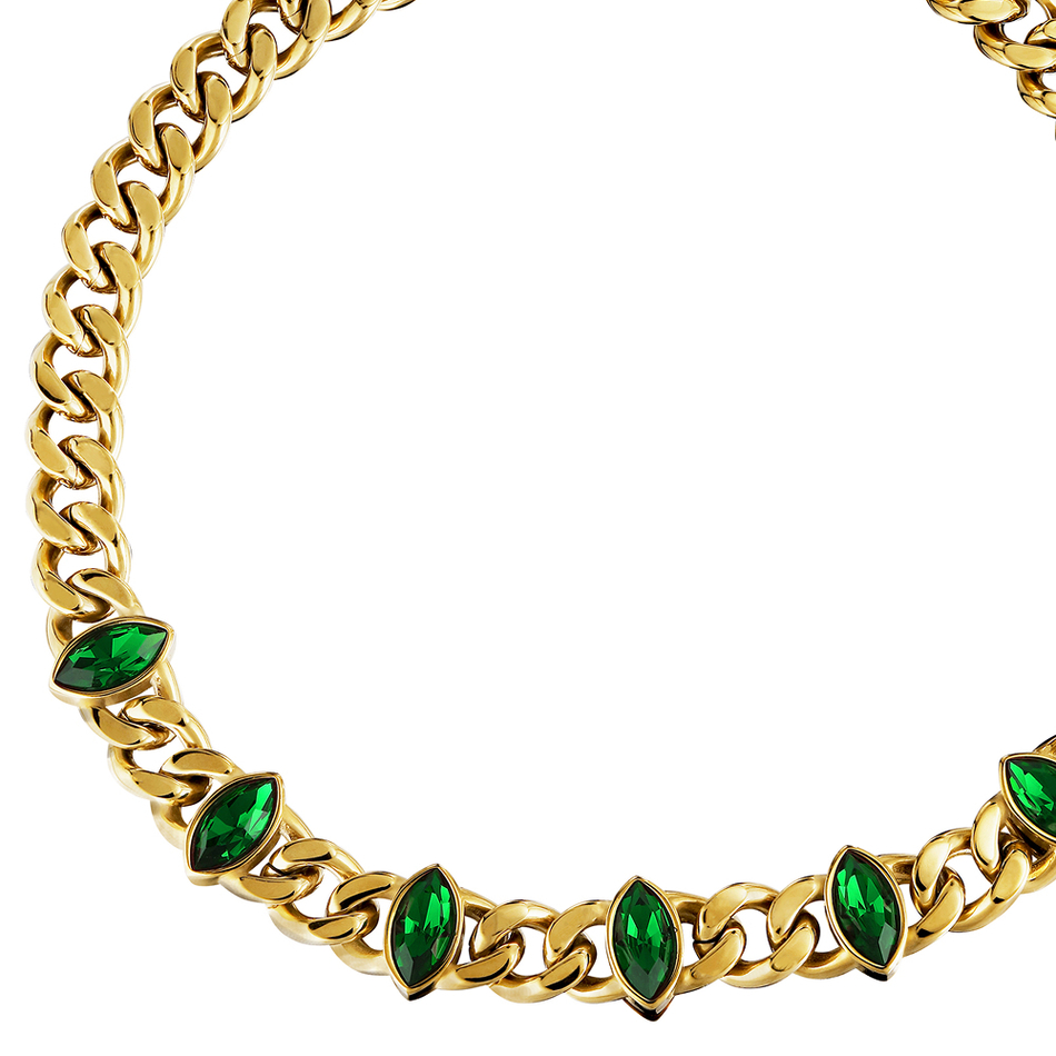 Колье Dyrberg Kern PUNICA SG EMERALD GREEN 470057