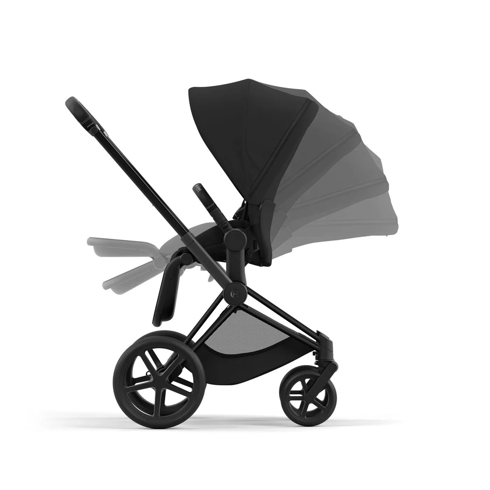 Коляска Cybex Priam IV 2 в 1 цвет Sepia Black на шасси Matt Black