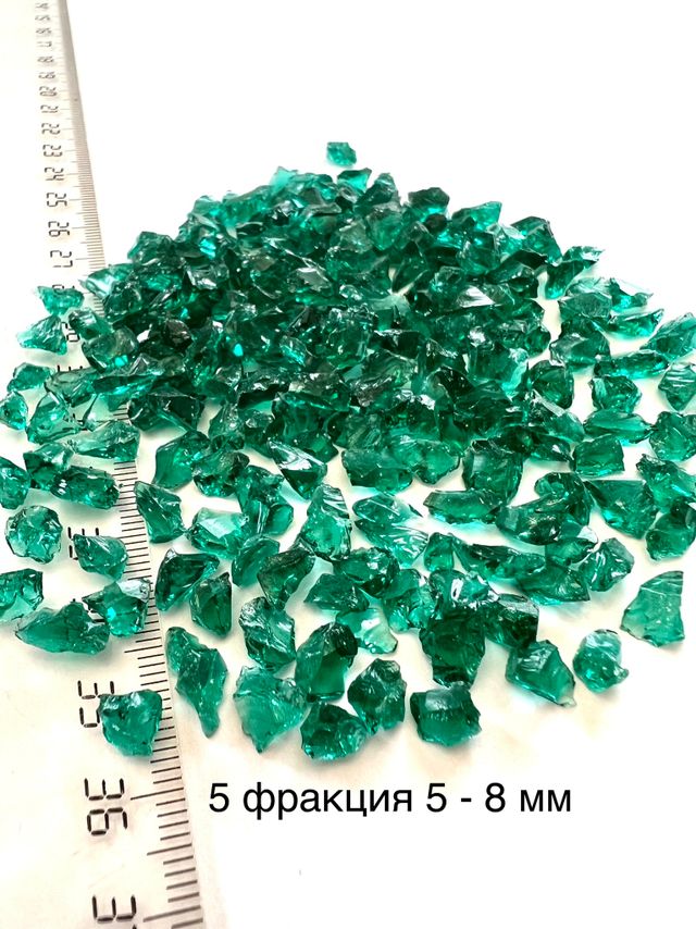 Стеклянная крошка Изумрудная фракция 5