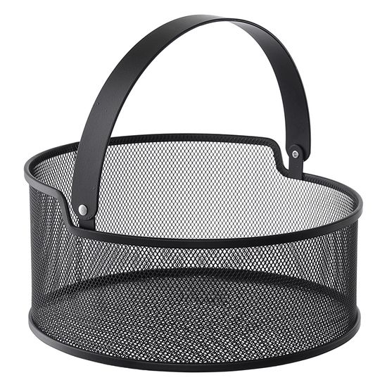 Корзина для хранения ferrant, D25х12,5 см, черная