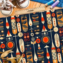 Ткань премиум бифлекс этнический экспресс