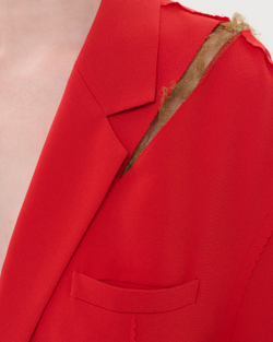 UNDERCOVER КОСТЮМ БРЮЧНЫЙ КРАСНЫЙ