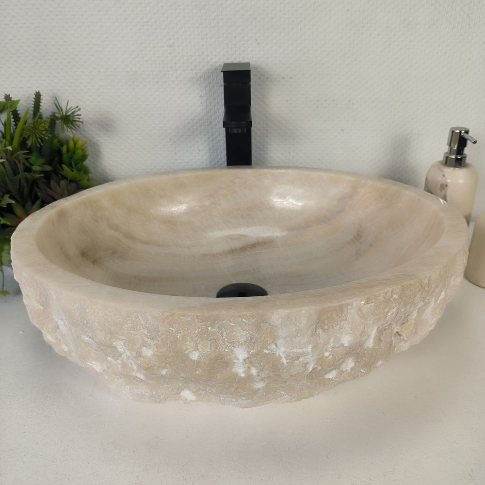 Раковина из оникса Erozy White EO-64266 51*42*15 0213