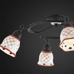 Citilux Ажур CL534543 Спот поворотный Чёрный Красный