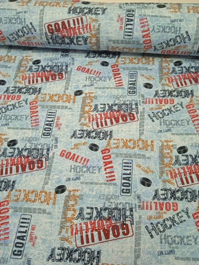 Футер (принт). Хоккей на льду