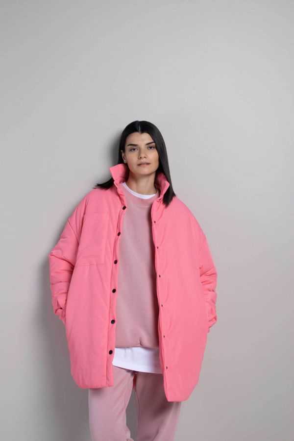 Куртка AW004 розовато-лиловая - фото 1