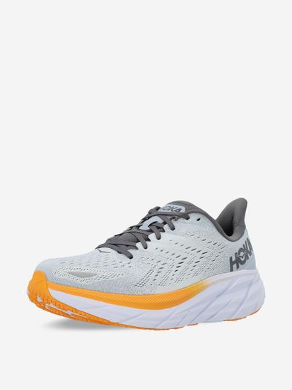 Кроссовки Hoka Clifton 8 Light Blue/Yellow