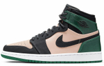 Jordan 1 Retro High Bio Beige Anthracite Mystic Green Women's