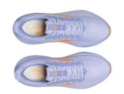 Кроссовки для бега женские Brooks Ghost 17 Фиолетово-Оранжевые