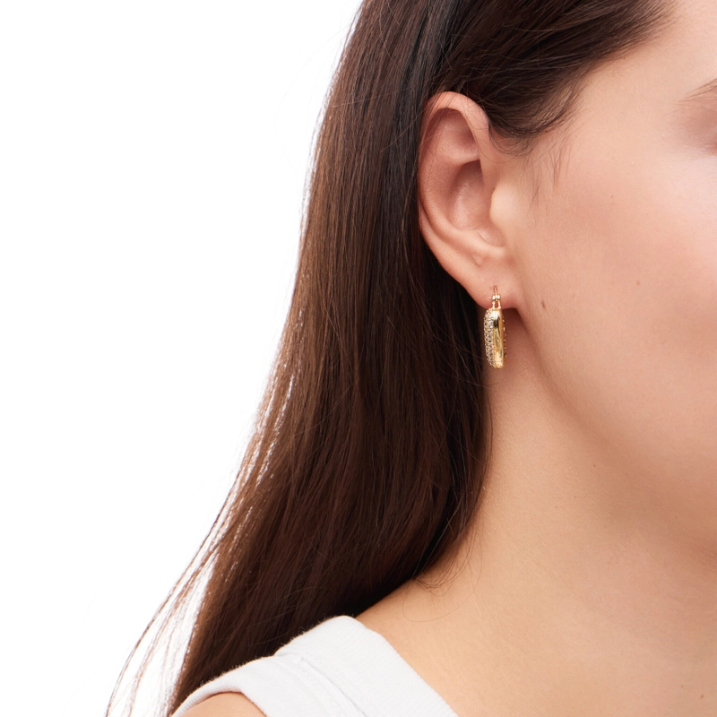 Серьги Шикарные Сердца – Золото