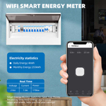 Умное WiFi реле (выключатель) на DIN-рейку Taxnele TXCB2-TW-E (Для экосистемы eWelink)