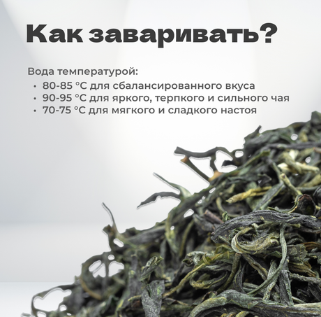 Чай зеленый Маофэн "Ворсистые Пики", весна 2024 г, 30 гр в банке