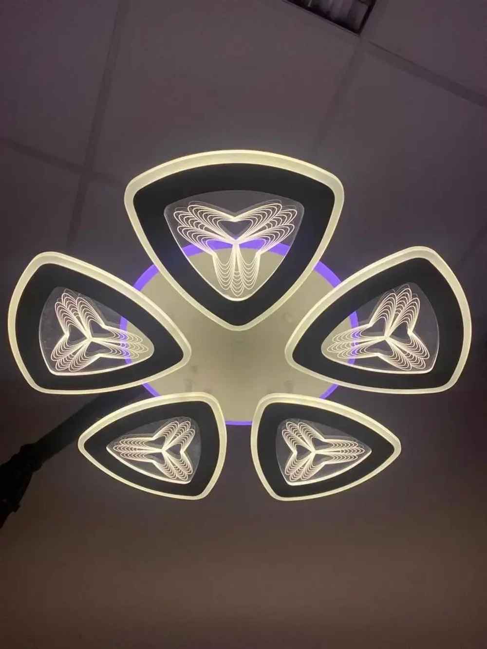 Люстра потолочная SIERRA 130W+28W 15 белый