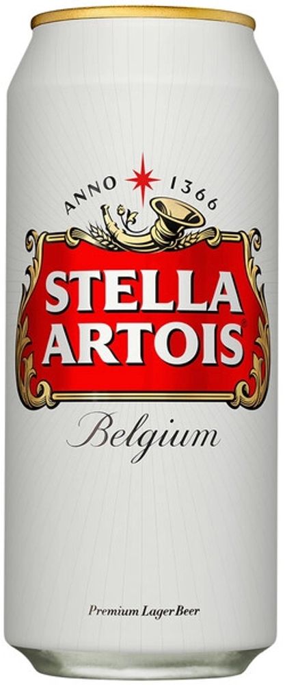 Пиво Стелла Артуа / Stella Artois 0.45 - банка