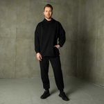 Худи оверсайз "Вb team Уголь" мужское