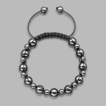 Браслет шамбала из натуральных камней гематита  "Rico la Cara" AMX005203