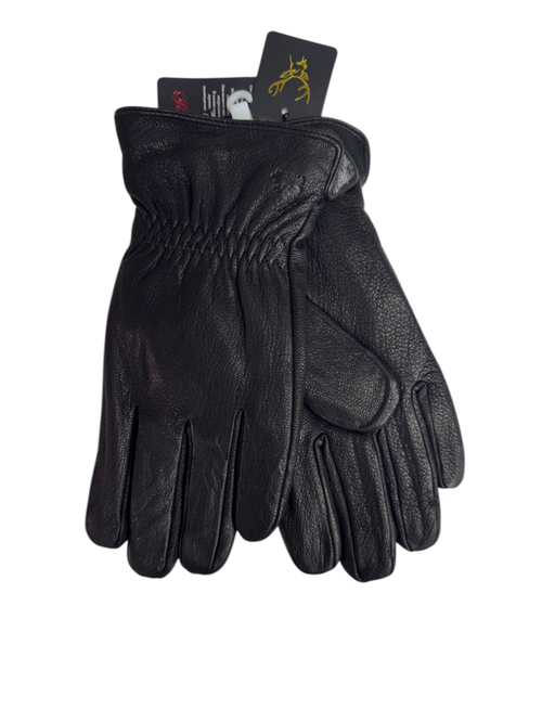 Перчатки. Мужские. Материал верха: Кожа оленя. Подклад: Плюш-флис. Великаны. В упаковке 5 шт.