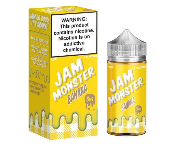 Купить Жидкость JAM MONSTER Original - Banana (100ml)