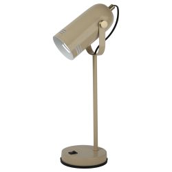 Настольный светильник ЭРА N-117-Е27-40W-BG бежевый | Настольные светильники под лампу