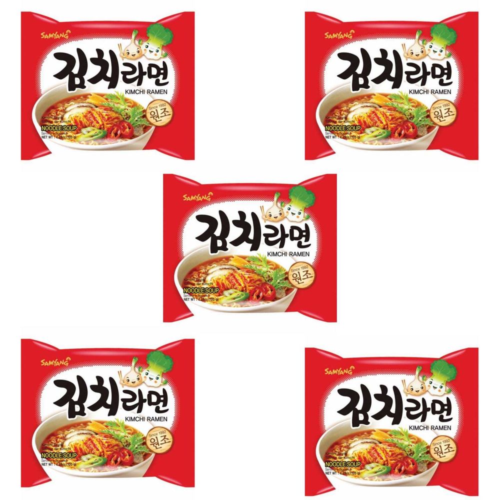 Лапша Samyang Kimchi Ramen 120 г 5 шт
