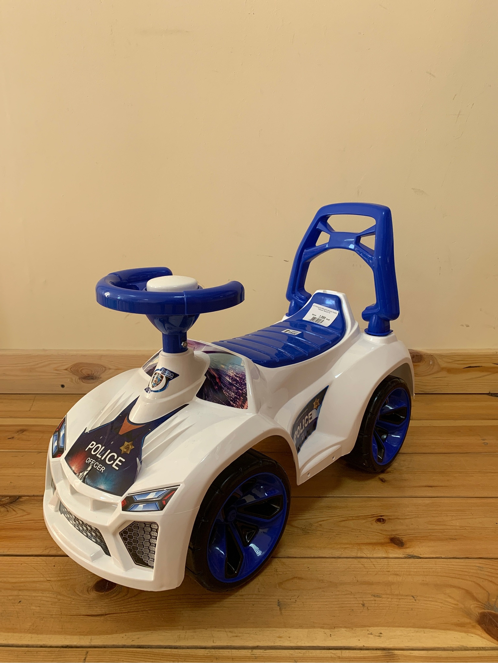 021/П/Игрушка Машина-каталка Ламбо Полиция, белый/118