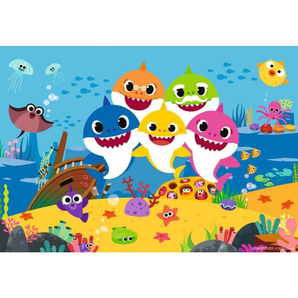 Пазл Акулёнок Baby Shark 2x24 шт. 051243