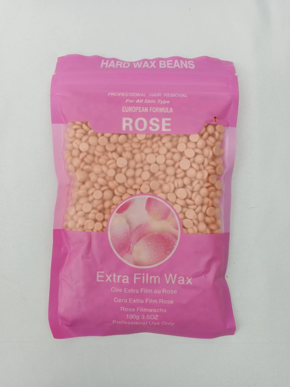WAX Воск полимерный в гранулах  для дипиляции 100г ROSE 100gR