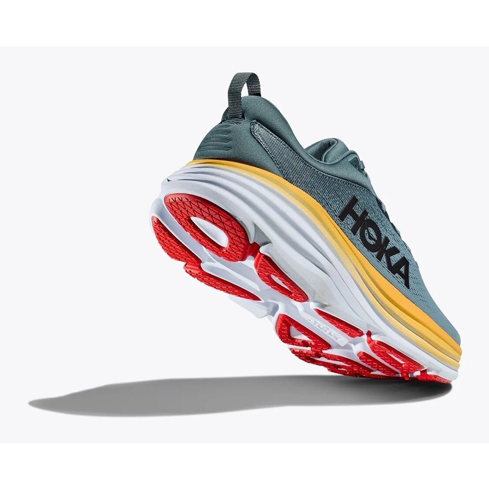 Кроссовки мужские HOKA M BONDI 8 X-WIDE Goblin Blue / Mountain Spring