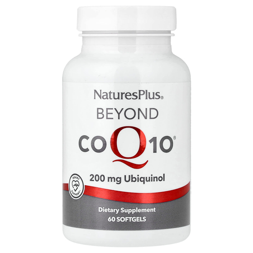 NaturesPlus, убихинол Beyond CoQ10®, 200 мг, 60 капсул