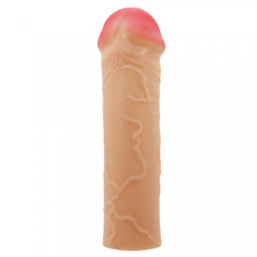 Реалистичная насадка на пенис Nile (16,5 см) телесная
