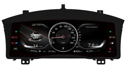 Электронная панель приборов Lexus LX570 2008-2015 - Carmedia NH-LCD-L01 с сенсорным LCD / ЖК 12.3" экраном QLED