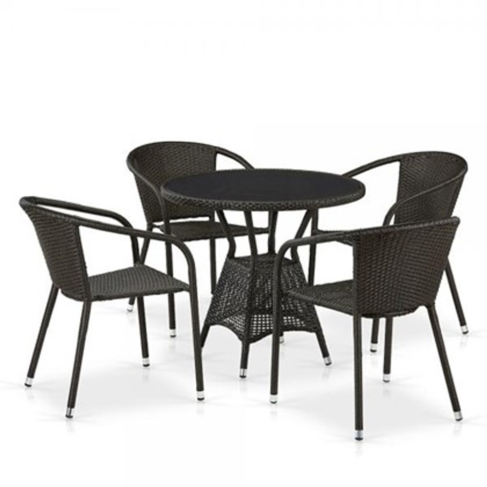 Комплект мебели T707ANS/Y137C-W53 4 Pcs Brown