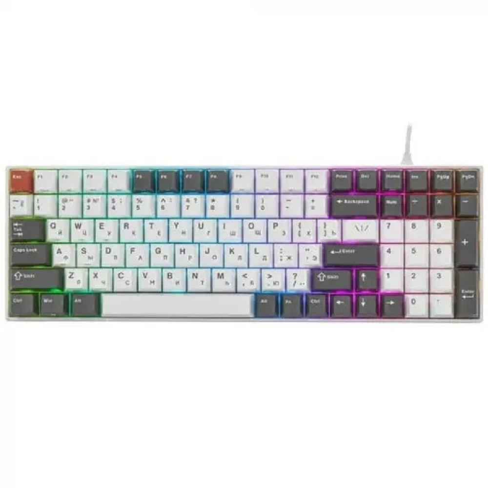 Клавиатура Клавиатура RK100 беспроводная Grey,Red,White, линейные свитчи RK Red