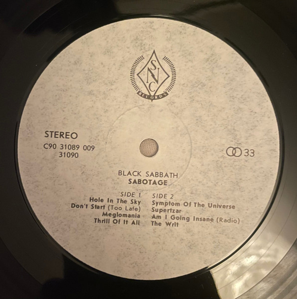 Black Sabbath / Sabotage (LP)