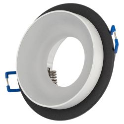 Светильник встраиваемый декоративный ЭРА DK95 BK под лампу MR16 GU5.3 черный | 