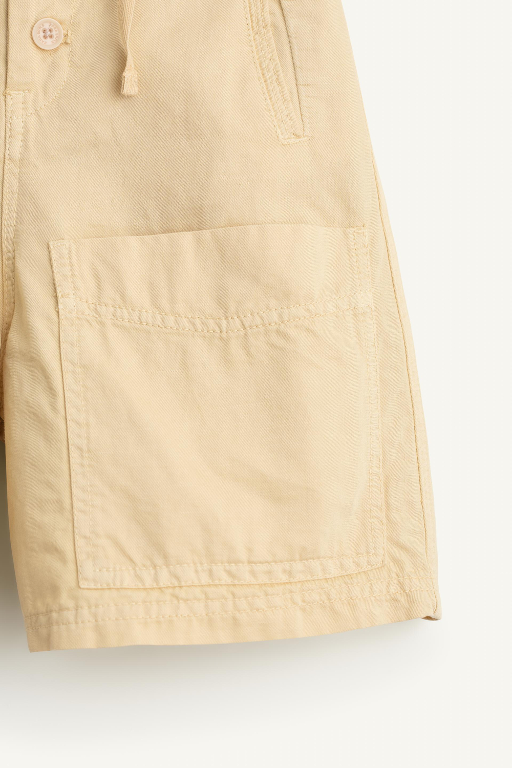 ZARA ШОРТЫ С ЗАВЯЗКАМИ, ЛАЙМОВЫЙ