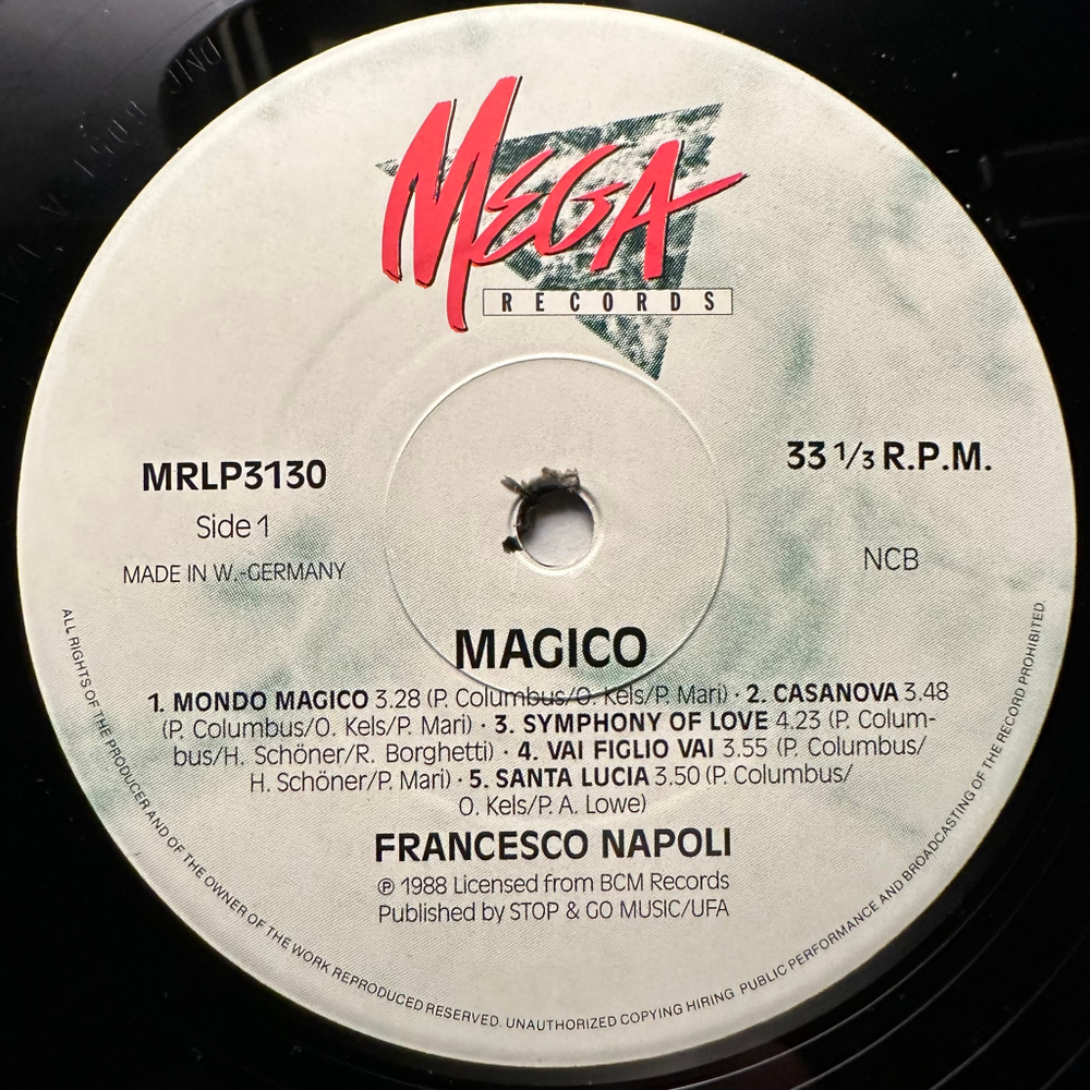 Francesco Napoli - Magico (Германия 1988г.)