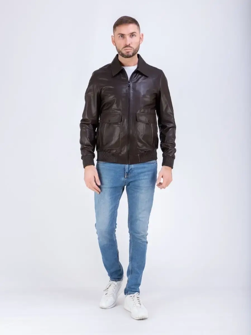 Куртка кожаная из натуральной кожи