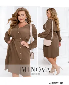 Платье 2390-мокко Minova