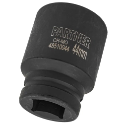 Головка ударная глубокая, 44мм (6гр) 1'' Partner PA-48510044