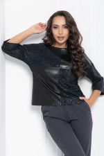Блуза Ирэн (черная) Б12346-29 LT Collection