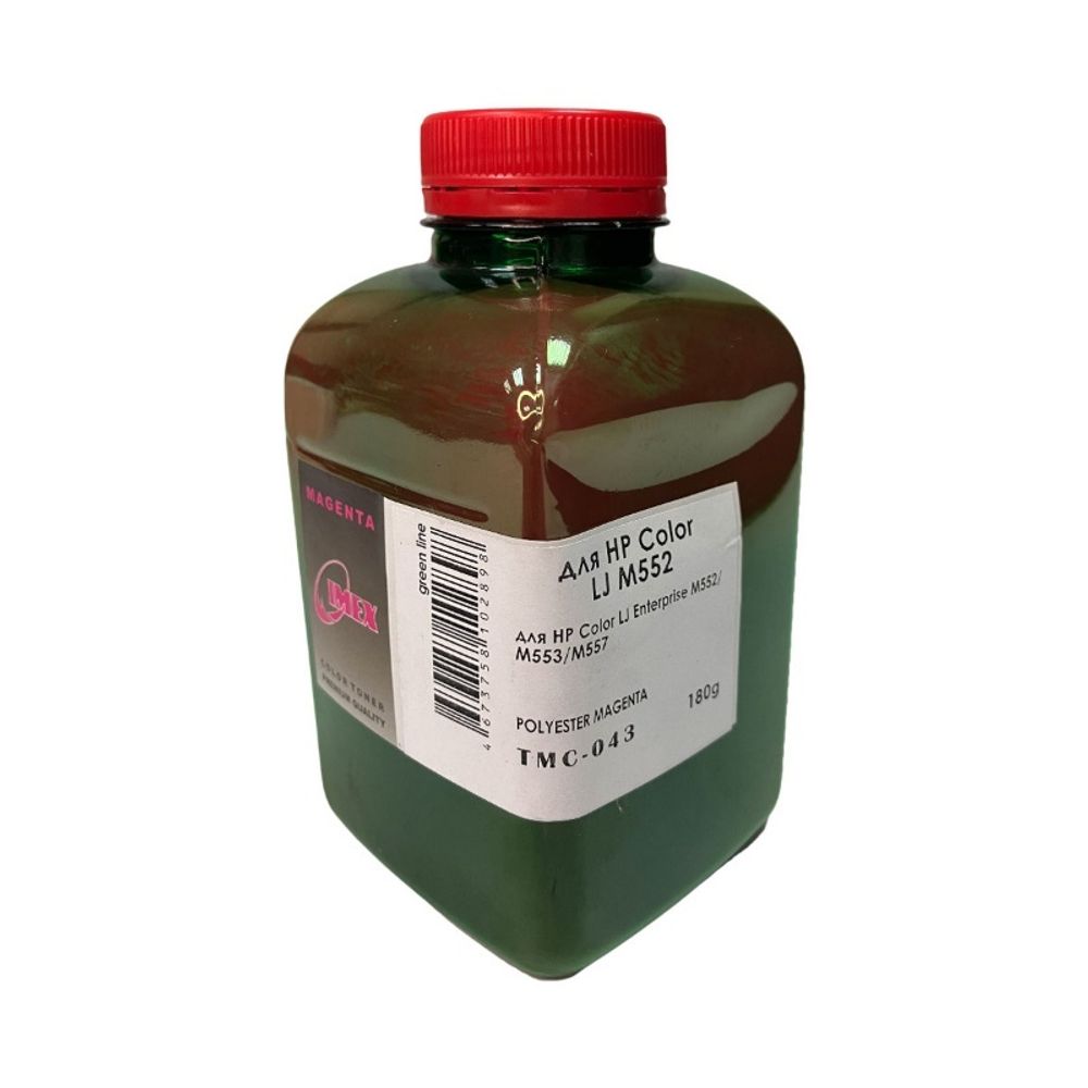 Тонер IMEX тип TMC043 для HP Color LJ M552/M553/M557 (180гр, пурпурный, Polyester) Green Line