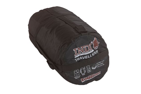 Спальный мешок INDI Traveller R-zip от -6 °C (одеяло с подголовником 230+35X90 см)