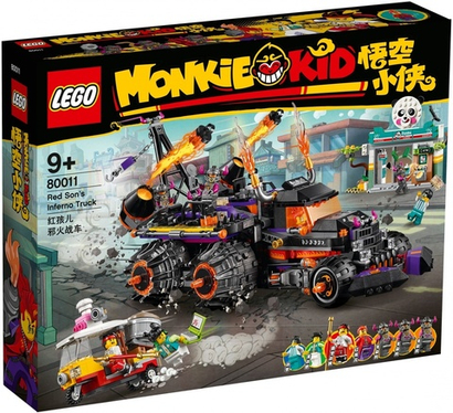 LEGO Monkie Kid: Огненный грузовик Ред Сана 80011