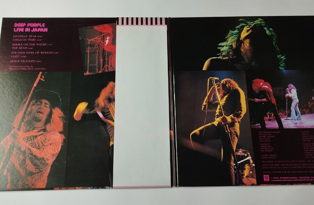 Винтажная виниловая пластинка LP Deep Purple Live In Japan (Japan 1985) (Obi) Smoke On The Water